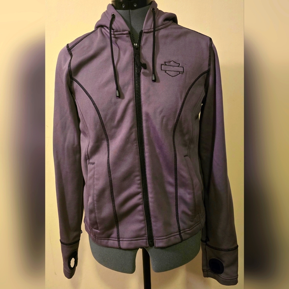 Harley-Davidson Gray/Purple Hoodie Jacket